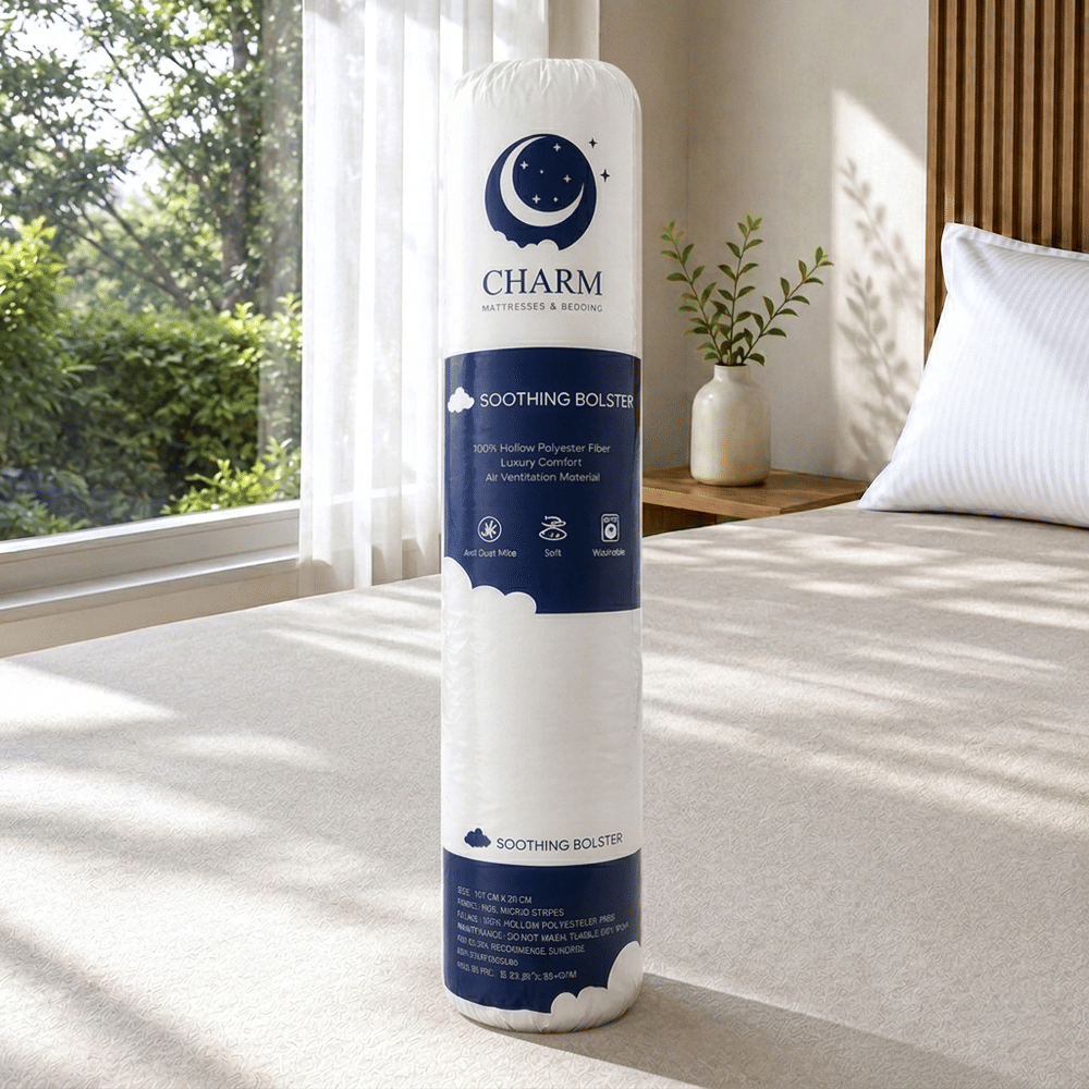 หมอนข้าง CHARM COMFORT ขนาด 14 X 42 นิ้ว นุ่มสบาย ใช้ได้ทุกวัน